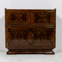 komplet-bufet-kredens-komoda-pomocnik-lustro-art-deco-orzech-antyki-stary (8)
