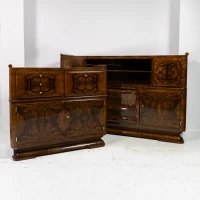 komplet-bufet-kredens-komoda-pomocnik-lustro-art-deco-orzech-antyki-stary (2)