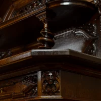 jadalnia-neobarok-kredens-komoda-stol-okragly-krzesla-antyki-komplet (21)