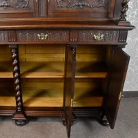 kredens-debowy-dab-rzezbiony-neorenesansowy-antyk-stary (8)