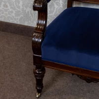 salonik-neorenesansowy-sofa-dwa-fotele-antyki-stare-granat-orzech (5)