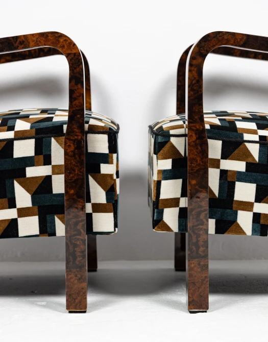 Para foteli art deco / modernizm Polska