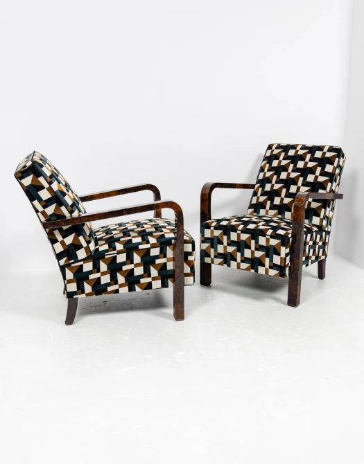 Para foteli art deco / modernizm Polska