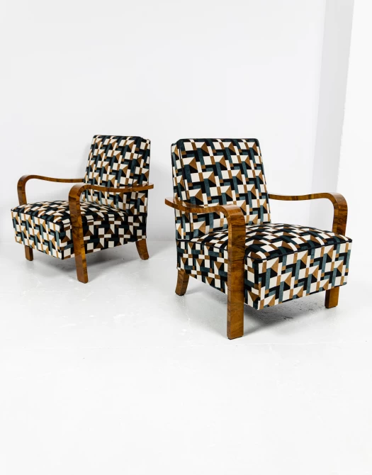 Dwa fotele modernizm / art deco