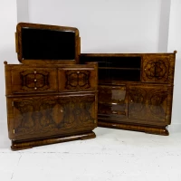komplet-bufet-kredens-komoda-pomocnik-lustro-art-deco-orzech-antyki-stary (1)